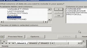 WinCC SQL Database and  Excel - Training Direct Automation