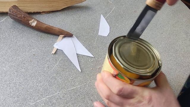 Часть 2: Тест бытового ножа собственного изготовления (сталь х12мф кованая) смотреть онлайн