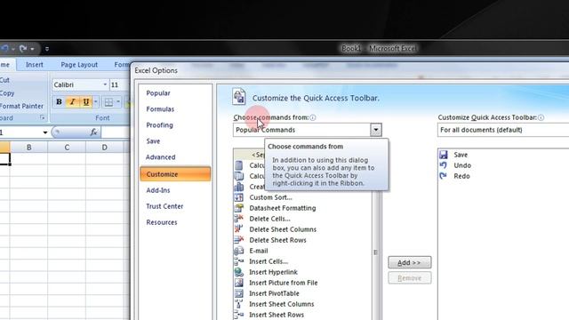 Add Windows Calculator to the Excel 2007 & 2010 Quick Launch Toolbar Step By Step Tutorial смотреть онлайн