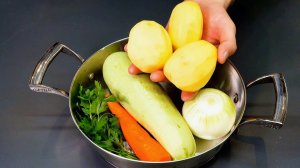 Он такой вкусный, что я готовлю его 3 раза в неделю! Новый рецепт кабачков! Легкий обед!
