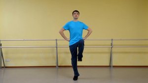 Народные танцы. Самопляс Урок 8 Дробь одинарная. The fraction of single