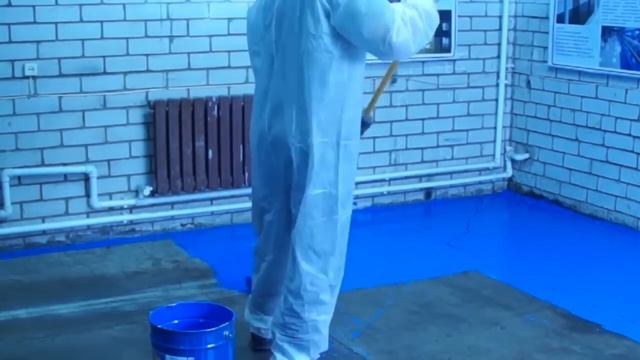 Чистый пол в боксе. Обеспыливаем и укрепляем.