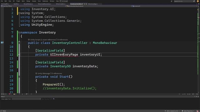 15. Использование пространств имен - Урок по инвентарной системе в Unity смотреть онлайн