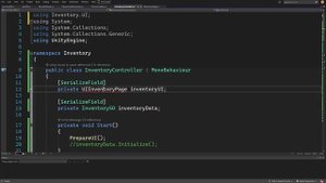 15. Использование пространств имен - Урок по инвентарной системе в Unity