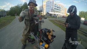 Самодельный самокат сделанный кузнецом | 13.06.2023
