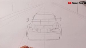 Как нарисовать машину BMW M3 GTR | Most Wanted