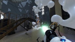 portal2 Задачка с белой жижой