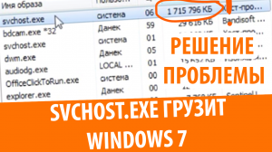 SVCHOST.EXE грузит Windows 7? Решение есть!