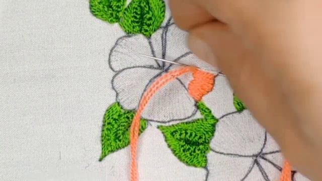 Charming China Rose Hand Embroidery Pattern, Hand Embroidery Art, Embroidery Tutorial