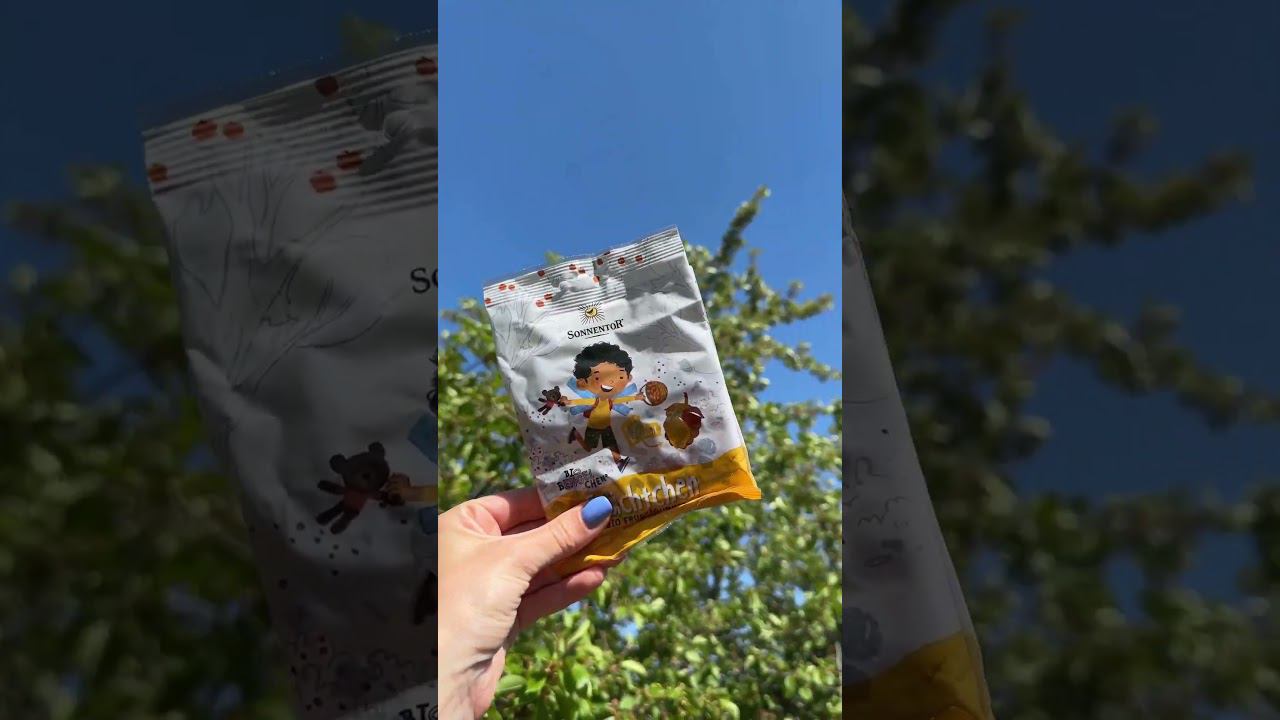 Что взять с собой на дачу? Полезный перекус натуральный мармелад от Sonnentor для детей и взрослых