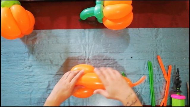 Balloon Pumpkin / How to make balloon pumpkin смотреть онлайн