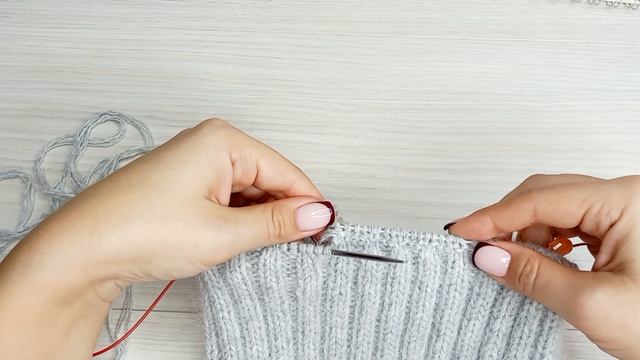 МК / Шапка из пряжи пух норки резинкой 2*2 / Шапка с красивой макушкой        #шапкаспицами