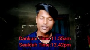 Dankuni To Sealdah Local Train Time | 2022 New Local Train Time