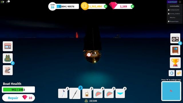 Roblox Fishing Simulator - Bouncy Pirate Ship vs Moby Wood смотреть онлайн