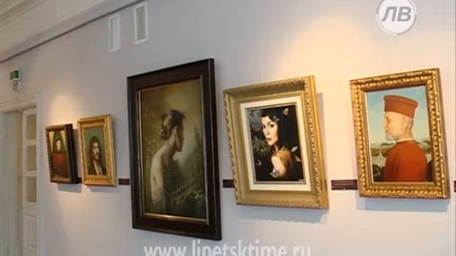 Никас Сафронов представил в Липецке 60 картин... смотреть онлайн