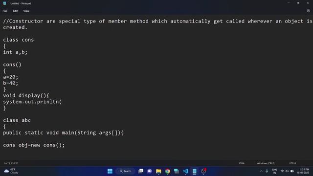 JAVA Constructor | How to design constructor in JAVA ? | Java series Lecture-4 #java