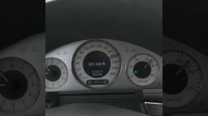 Свыше 200 км/ч на Мерседес w211 3.2 cdi