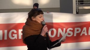 Melanie Schmitz (IB) - Rede bei der Migrationspakt stoppen Demo in Bonn am 18.11.2018