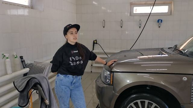 Детейлинг - полное обучение новой химией Detail от GraSS.Наносим гидрофобное покрытие+антидождь.Ч- смотреть онлайн