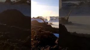 Гидронамыв зимой