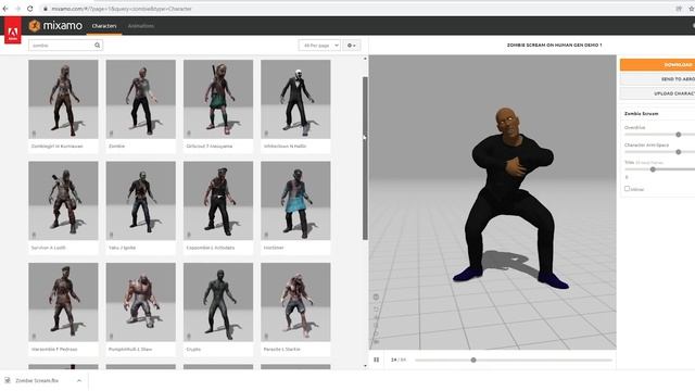 Combine Mixamo Animations with the NLA Editor in Blender