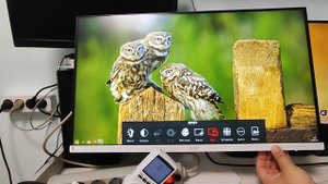 Монитор MSI Modern MD271PW первое включение и краткий обзор меню навигации