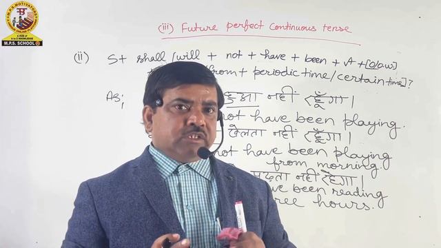 Tense ॥ Part 24 ॥ Future Perfect Continuous Tense part 2/3 ॥#jainendrasir #mpsmotivators