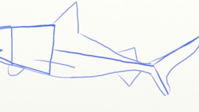 Рисуем акулу смотреть онлайн