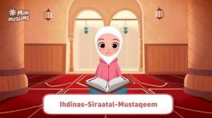 Repeat Surat Al-Fatihah سورة الفاتحة | Learn Quran For Kids ☀️ MiniMuslims