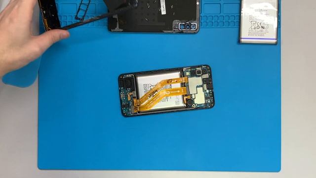 Samsung A50 замена аккумулятора / Samsung A50 replacement battery смотреть онлайн