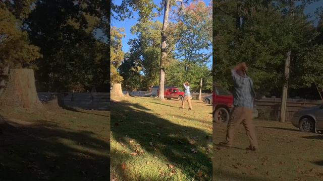 Axe throwing with a long axe #axethrowing