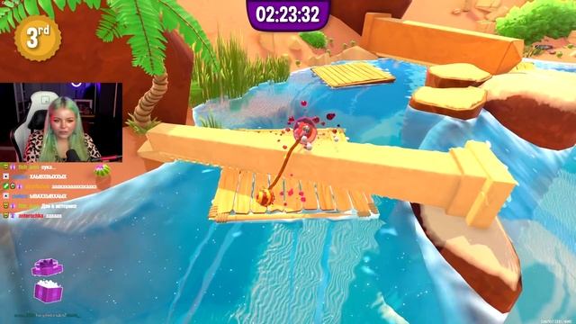 УГАРНЫЕ ГОНКИ С ДРУЗЬЯМИ! // FLING TO THE FINISH смотреть онлайн