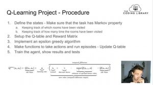 Q-Learning Project in Reinforcement Learning 1/3