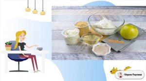 Яблочный чизкейк без выпечки