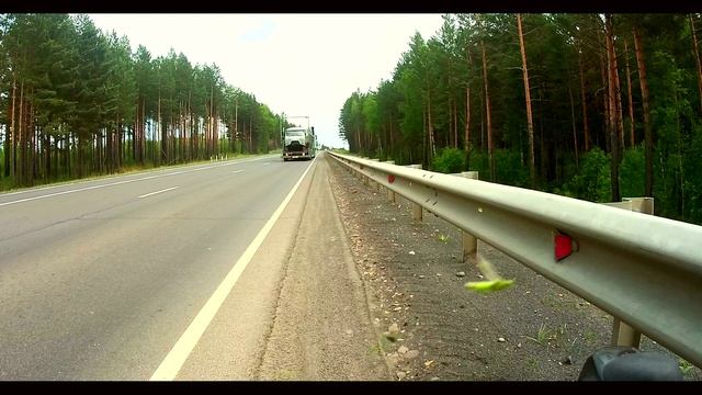 Московский тракт, спуск с Вознесенки на велосипеде