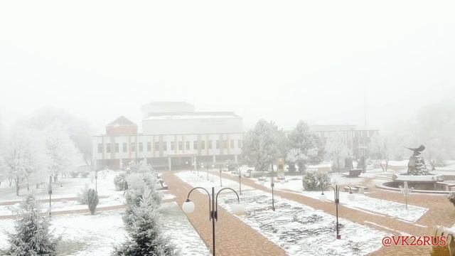 Зимнее утро Новопавловск 👍🔥🚁 смотреть онлайн