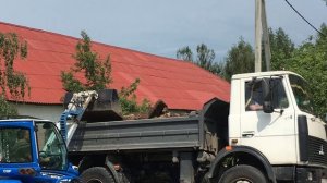 МАЗ 5551. Работа на самосвале.