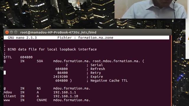 Installer et configurer un serveur DNS(bind9) [ubuntu] смотреть онлайн