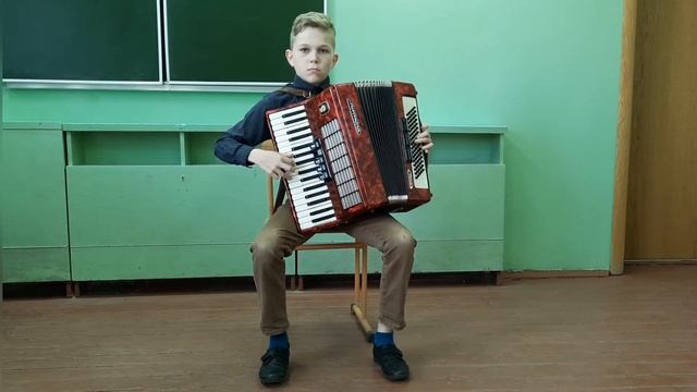 Кабуш Егор (11 лет), Е. Дербенко, Обработка Русской народной песни "Метёлки" смотреть онлайн
