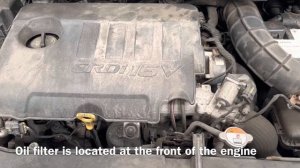 Hyundai IX20 Diesel 2013 Oil Filter Location