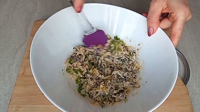Быстрая и вкусная закуска из ТОРТИЛЬИ с грибами