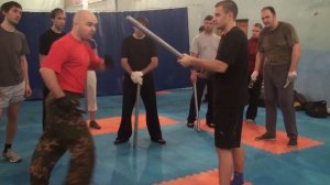 Ножевой бой С.П.А.С. - постановка прихода ножа на цель.