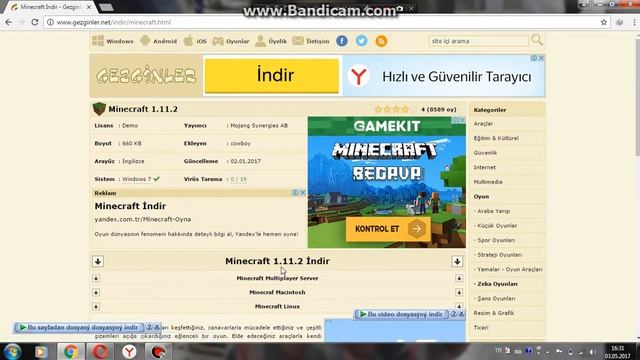 Bilgisayarda Minecraft PE Nasıl İndirilir(%100Çalışıyor)!! смотреть онлайн