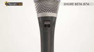 Shure Beta 87A Supercardioid Condenser Mic