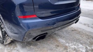 BMW X3 - установка декоративных насадок и замена заднего диффузора