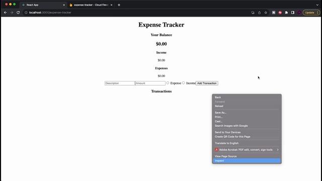 React Expense Tracker App - Build & Deploy A React Firebase Beginner Project смотреть онлайн