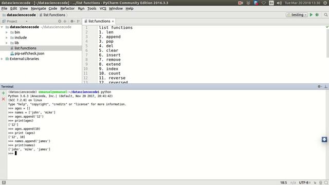 7. Python List  Method append