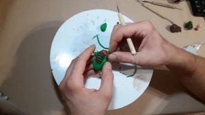 Лепка. коралл Мозговик в аквариум.  Псевдоморе  #11 Аквариумный эксперимент