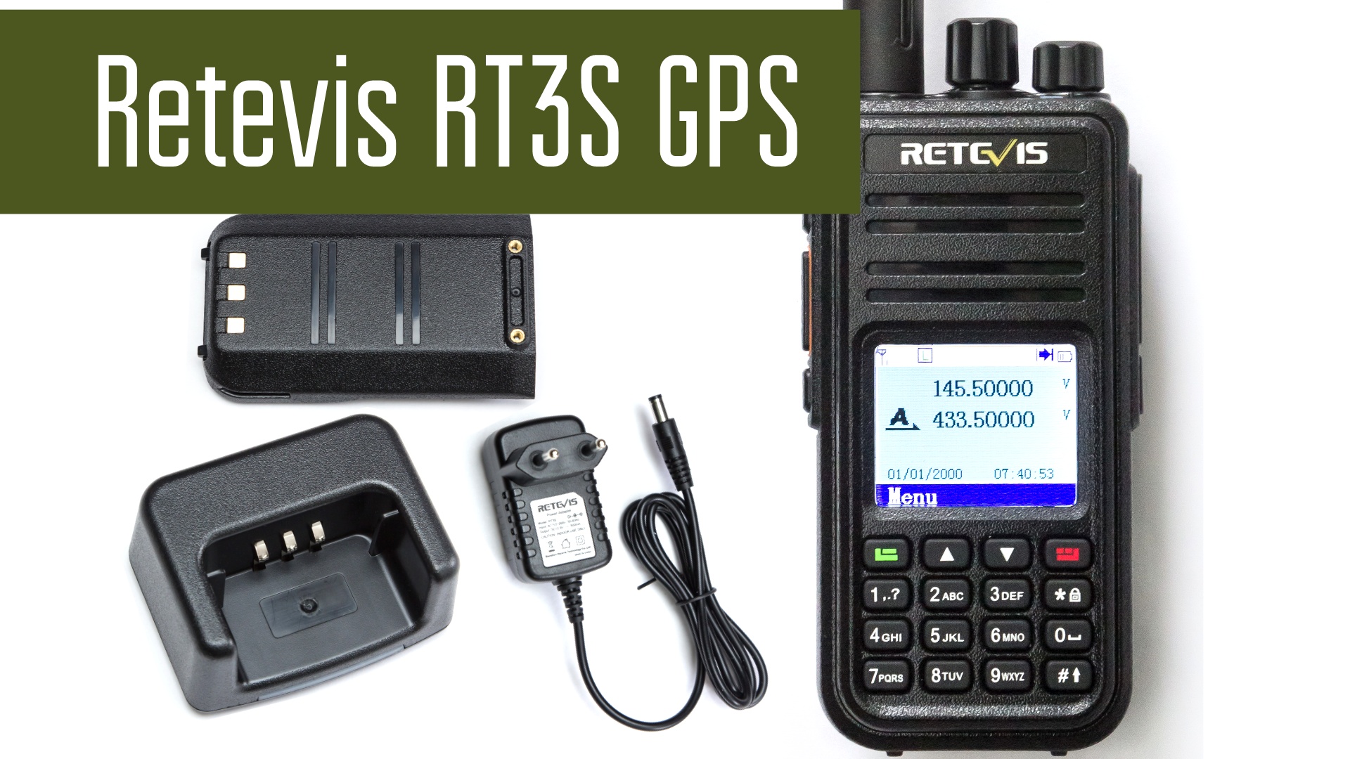 Retevis RT3S GPS - DMR радиостанция с Recorder-ом. Обзор, программирование, разборка.