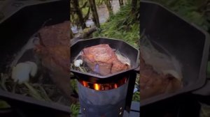 Как пожарить мясо в лесу проста, легко и очень вкусно